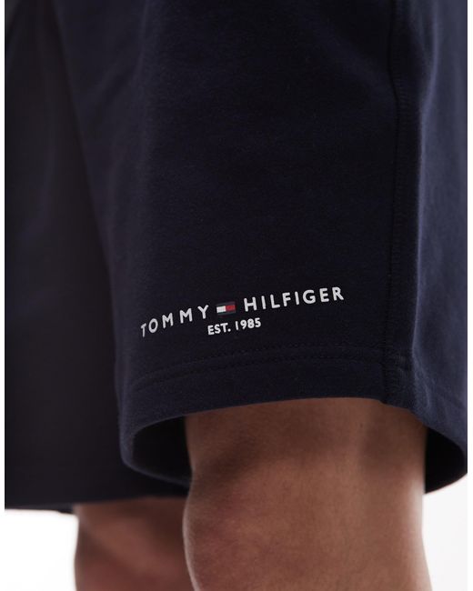 Tommy Hilfiger – sweat-shorts in Black für Herren