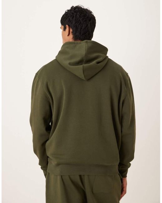 ASOS Green Essentials Relaxed Fit Hoodie for men