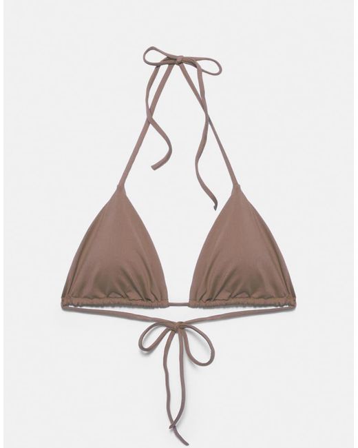 Pull&Bear Triangel-Bikinitopje in het Black