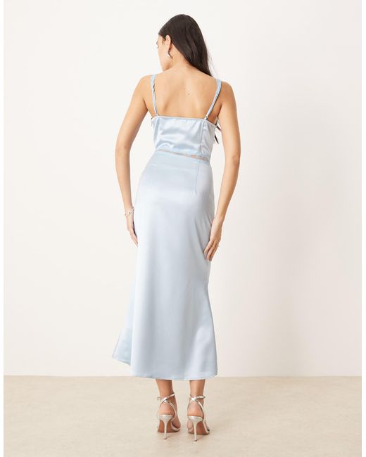 Never Fully Dressed White – mimi – midaxi-trägerkleid