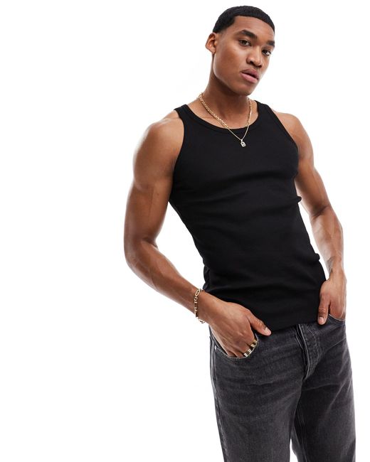 Camiseta negra ADPT de hombre de color Black