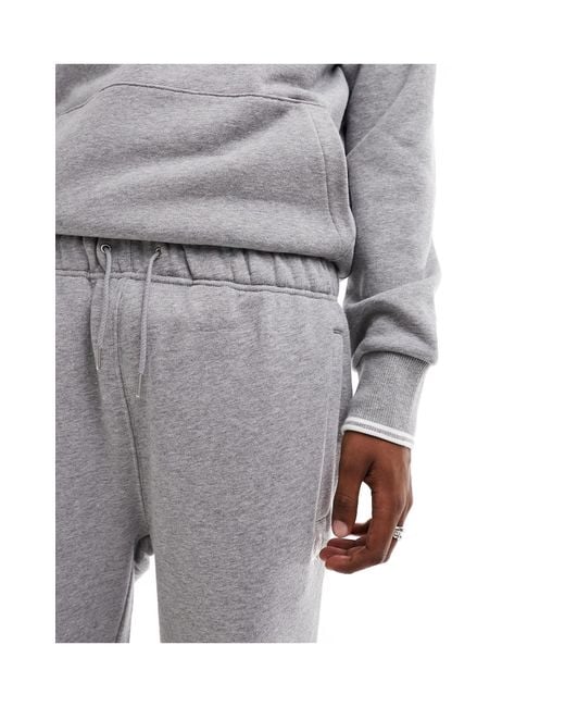 Fred Perry Gray Loopback Sweatpants for men
