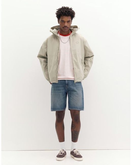 Pull&Bear Natural Lightweight Stwd Raincoat for men