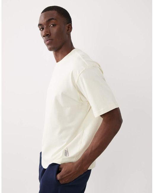 Nike White Essential Boxy Oversized T-shirt for men