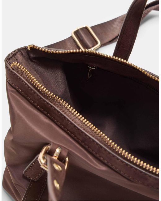 Stradivarius Brown – kleiner shopper zum umhängen