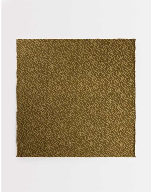 South Beach Green Jacquard Headscarf