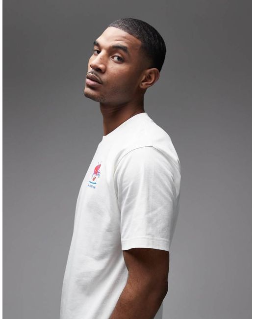 New Balance Gray Lobster Roll T-shirt for men