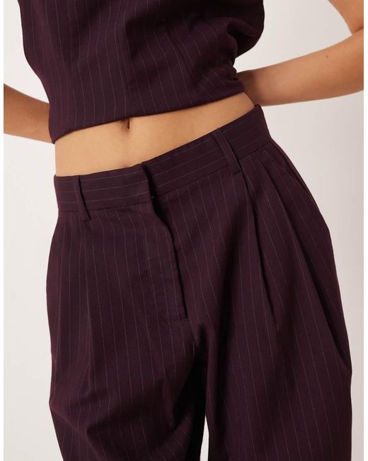 Y.A.S Red Wide Leg Tailo Trousers Co-ord