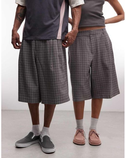 Collusion Multicolor Unisex Tailored Jorts