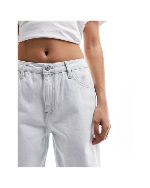 Calvin Klein White – gerade geschnittene jeans im stil der 90er