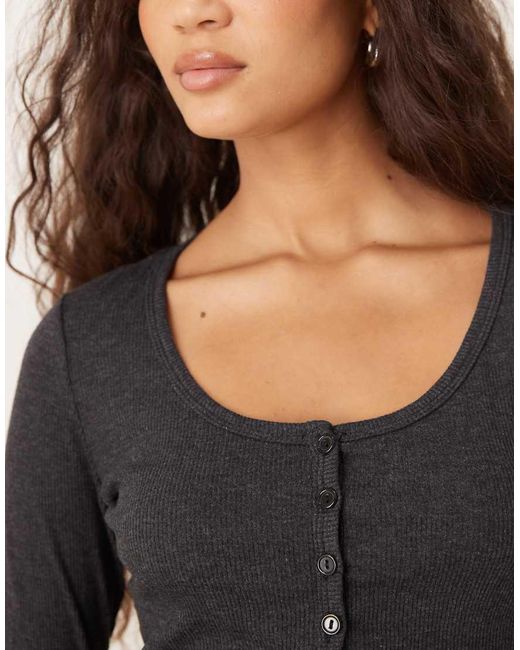 agon® Black Long Sleeve Top