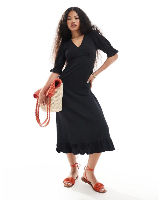 Nobody's Child Petite Blue – delilah – midikleid