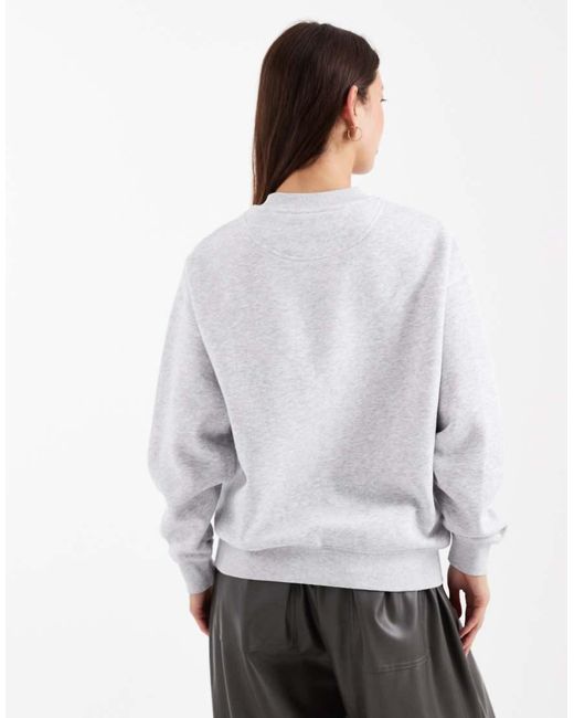 Cotton On White Oversized Sweatshirt