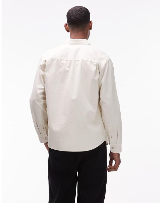 DOUBLE A by WOOD WOOD White Cooper Shirt for men