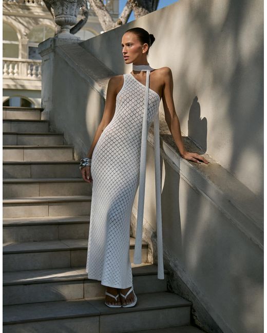 Robe longue 4th & Reckless en coloris White