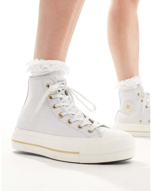 Chuck Taylor All Star Lift Hi di Converse in White