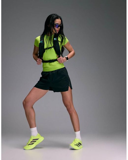 4505 Green Premium Lightweight Ultrasoft Seamless Running Short Sleeve