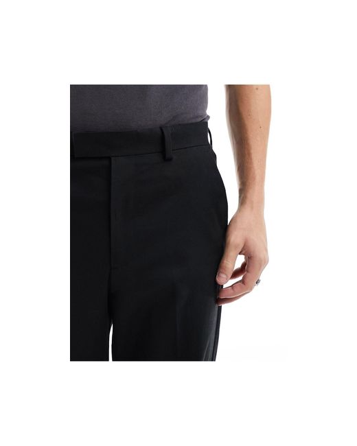 Pantaloni eleganti di ASOS in Black da Uomo