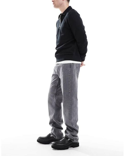 Only & Sons Black Edge Straight Fit Jeans for men