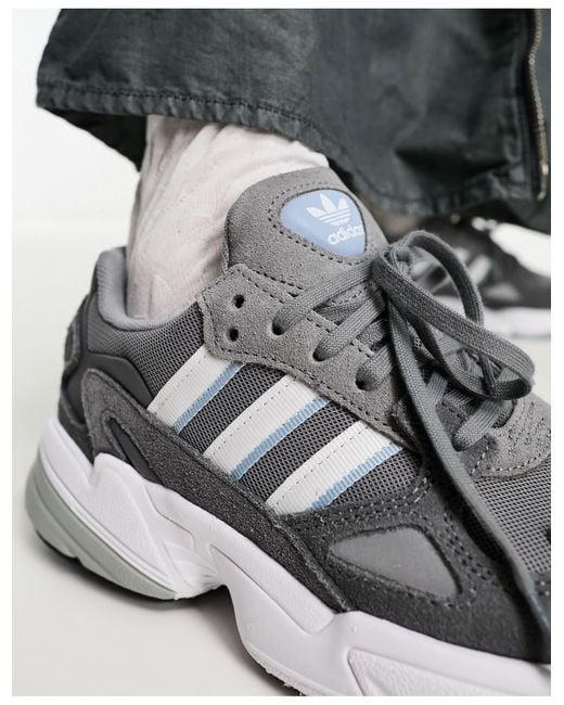 Adidas Originals Gray Falcon Trainers