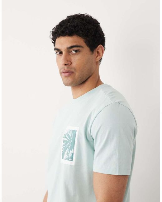 Boss Blue Hugo Boss Regular Fit Graphic Short Sleeve T-shirt for men