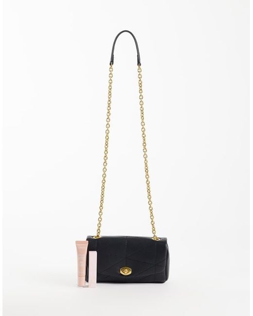 Mango White Cross Body Bag With Chain Strap
