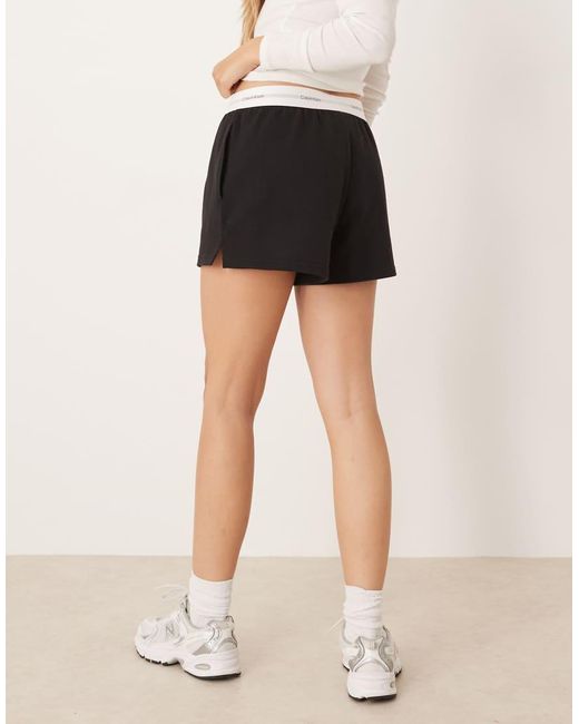 Calvin Klein Natural Jersey Shorts With Waistband