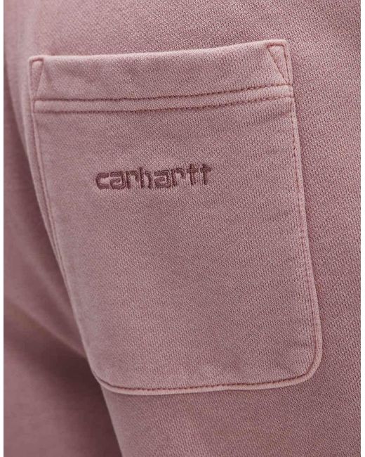 Carhartt Pink Benton Straight Leg Joggers