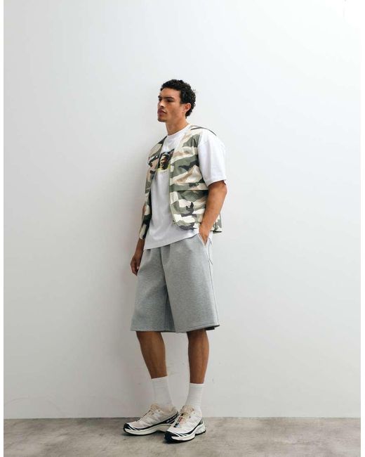 Gilet Utility Stormmax Idrorepellente Con Stampa Mimetica di ASOS in White da Uomo