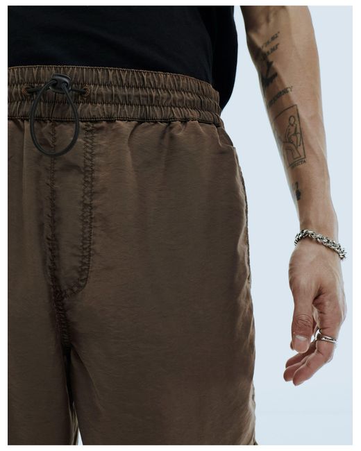 ASOS Brown Co-ord Wide Cargo Trouser for men