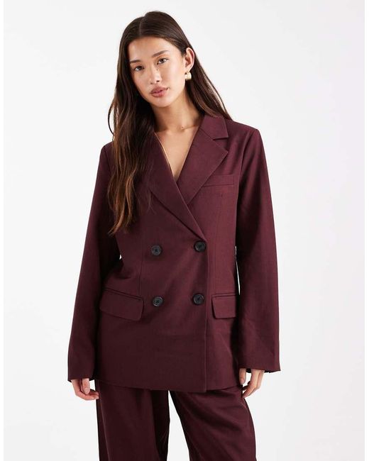 4th & Reckless Tailored Double Breasted Blazer