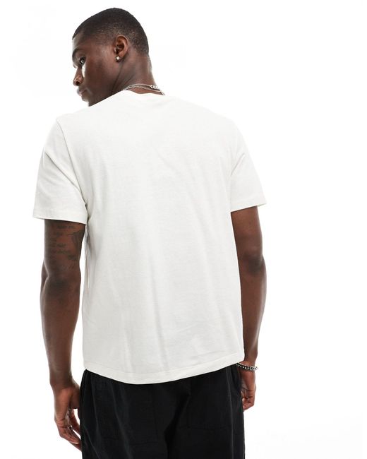 ASOS White Boxy Fit T-shirt for men