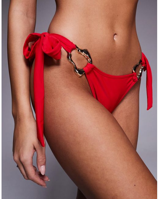 Amore - bas Moda Minx en coloris Red