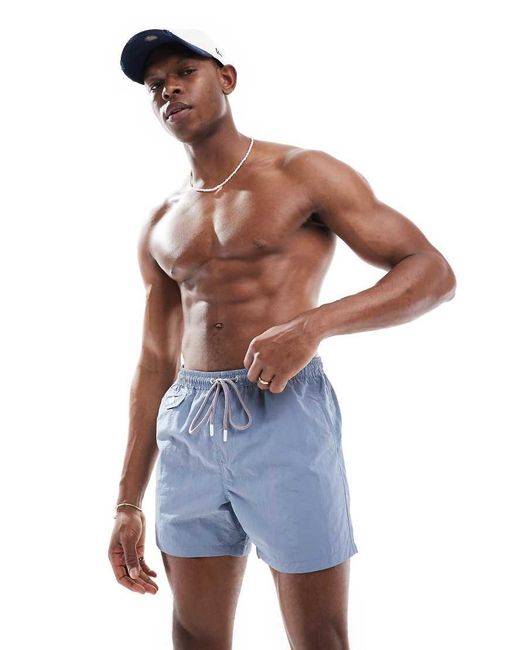 Pantaloncini Da Bagno di Brave Soul in Blue da Uomo