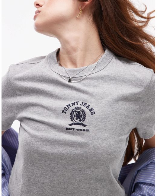 Tommy Hilfiger Blue Varsity Crest Logo T-shirt