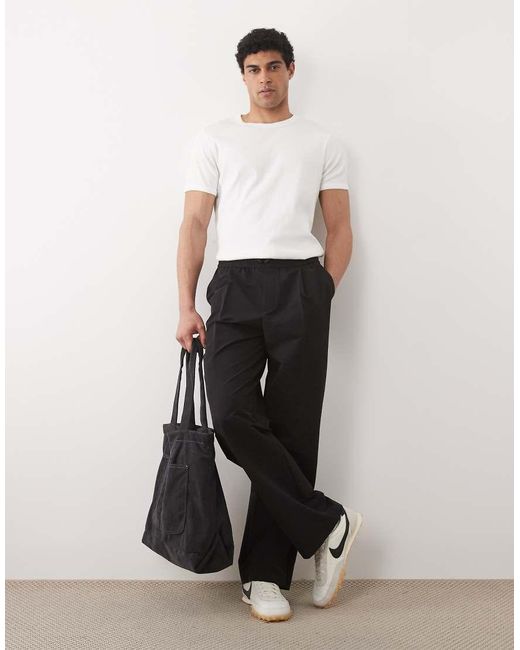 Jack & Jones White Rib Regular T-shirt for men
