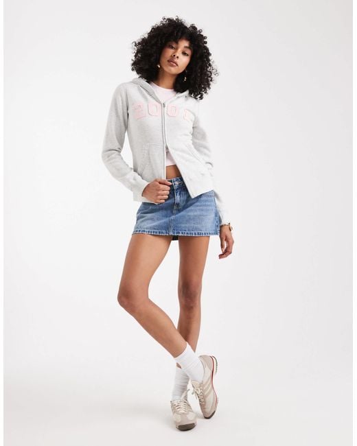 Hollister White – kapuzenpullover