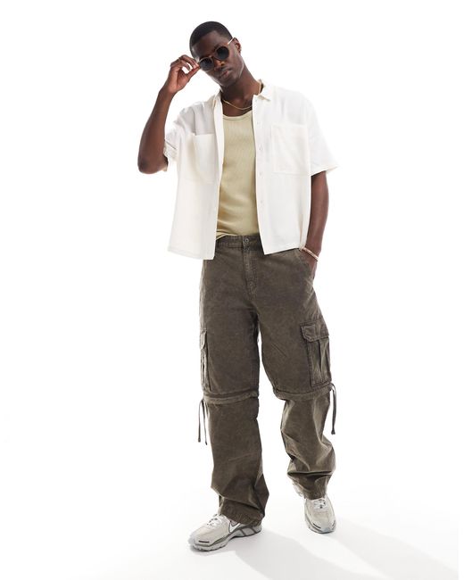 Brave Soul Natural Ribbed Classic Vest for men