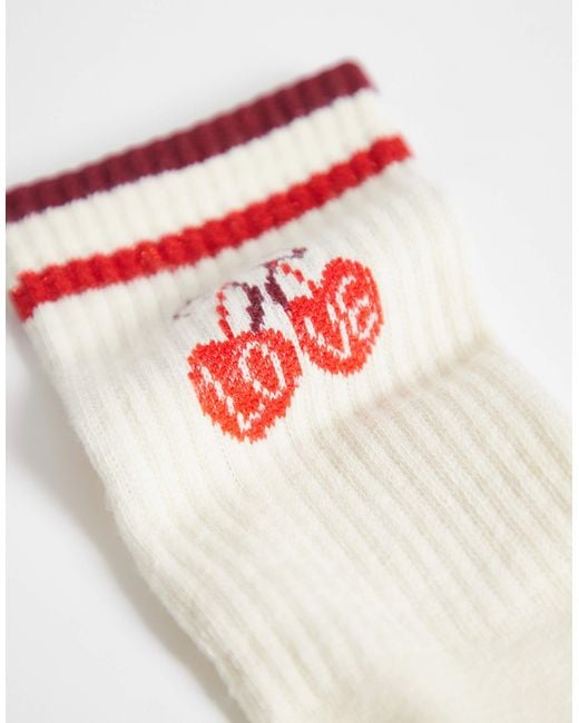 Accessorize White – socken