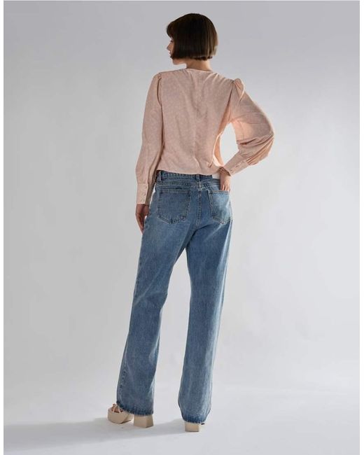 Glamorous Blue Long Sleeves Tops