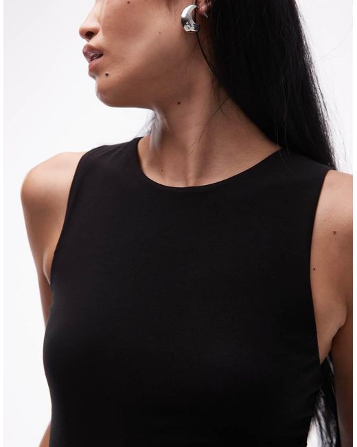 ARKET Blue Soft Stretch Bodysuit