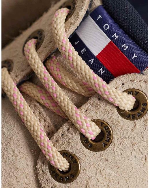Tommy Hilfiger Natural Archive Real Suede Boat Shoes