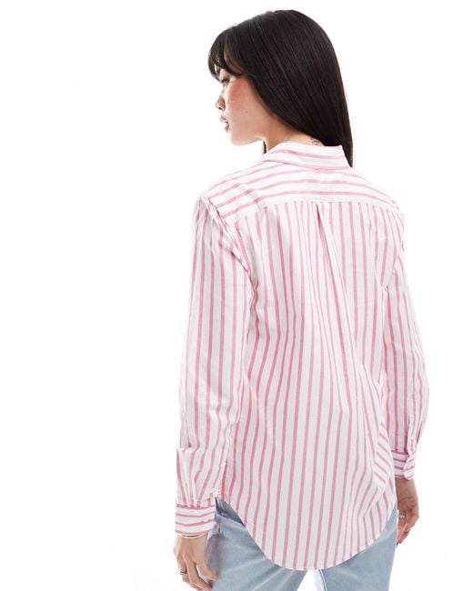 Polo Ralph Lauren Pink Oxford Shirt With Logo
