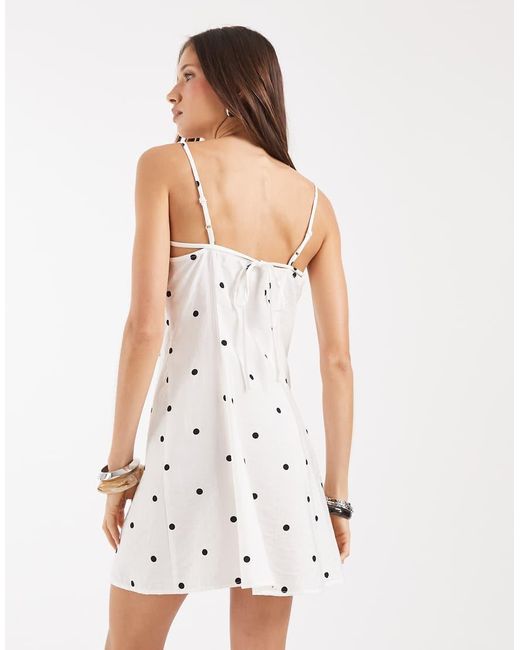 ONLY White Cami Mini Dress