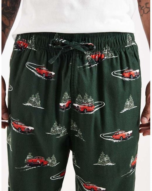 Hollister White Nightwear Pants for men