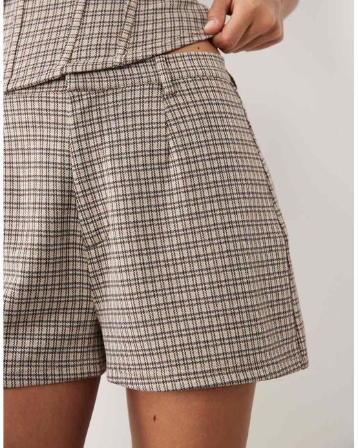 ASOS Natural Mix & Match Brushed Mini Short