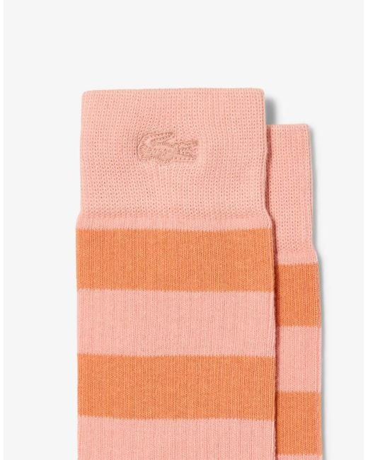 Lacoste Blue Stripe Sock 2 Pack for men