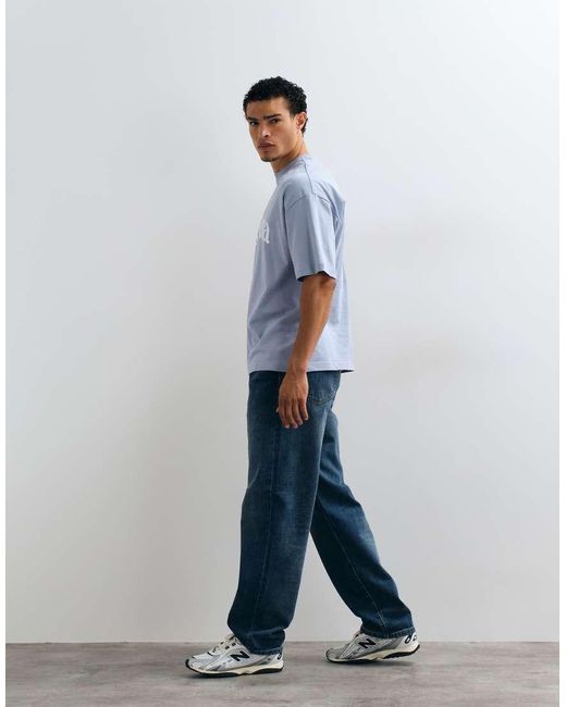 ASOS Blue Oversized T-shirt With Argentina Graphic for men