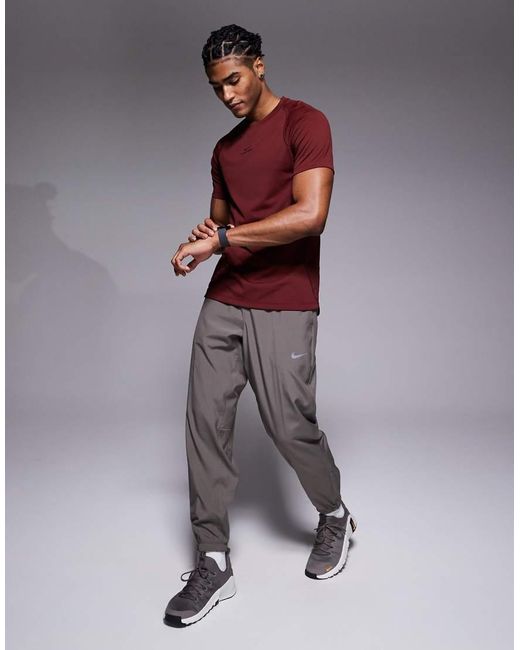 Nike Red Pro Dri-Fit Muscle Fit T-Shirt for men