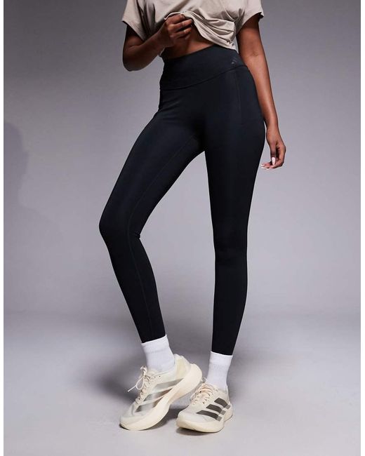 Adidas Originals Gray Adidas Training Optime Full Length leggings